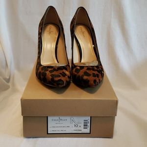 NEW Cole Haan animal print pumps